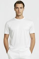 White Luster Tee