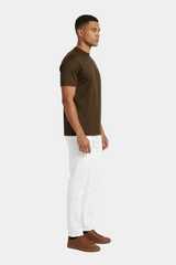Brown Luster Tee