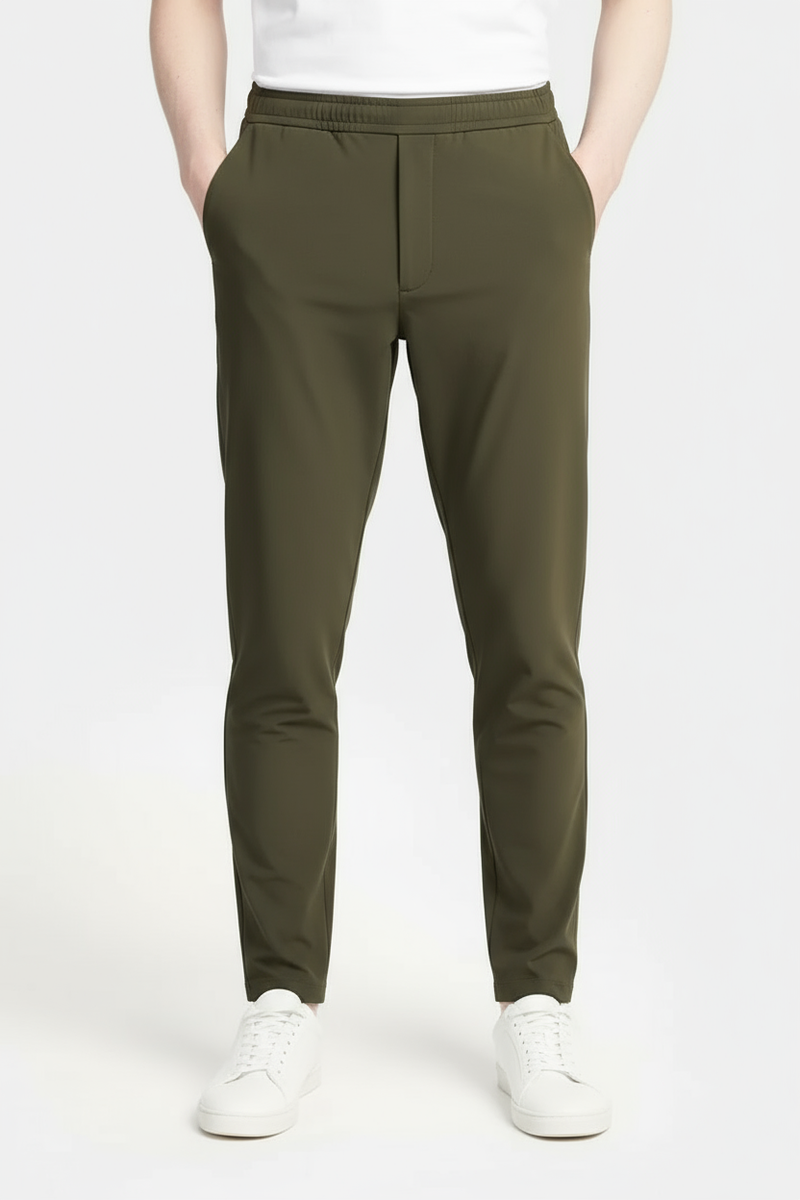 Dark Green Tech Pants