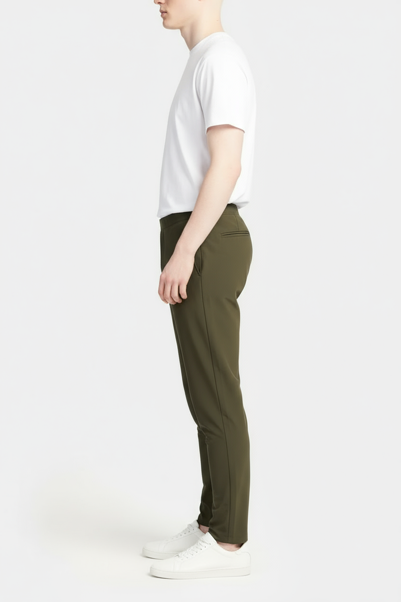 Dark Green Tech Pants