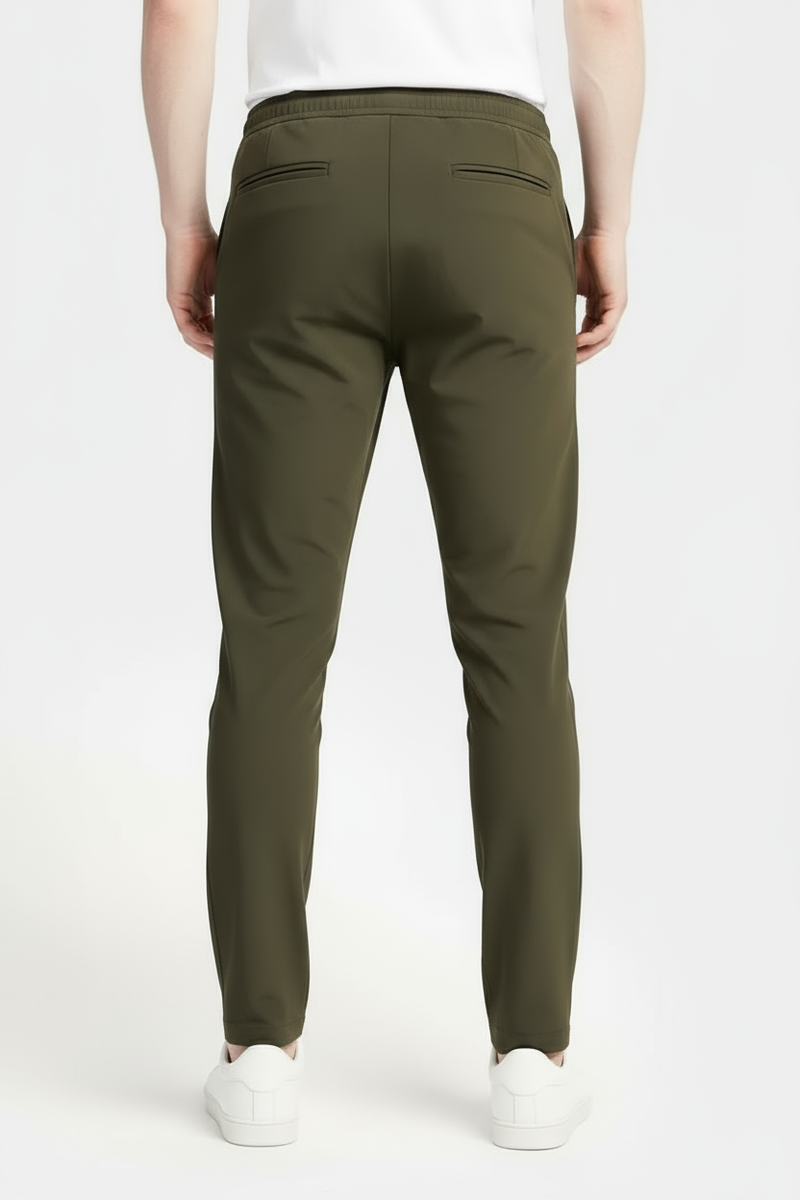 Dark Green Tech Pants