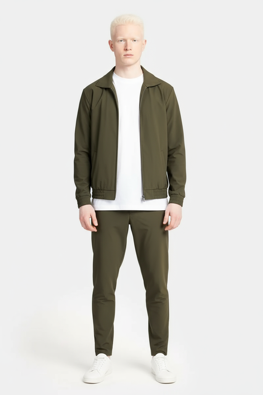 Dark Green Tech Suit