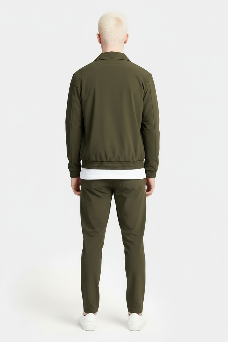 Dark Green Tech Suit