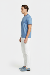 light blue Luster Tee