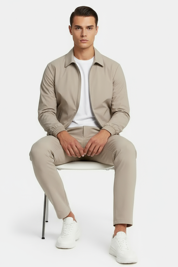 Light Beige Tech Pants