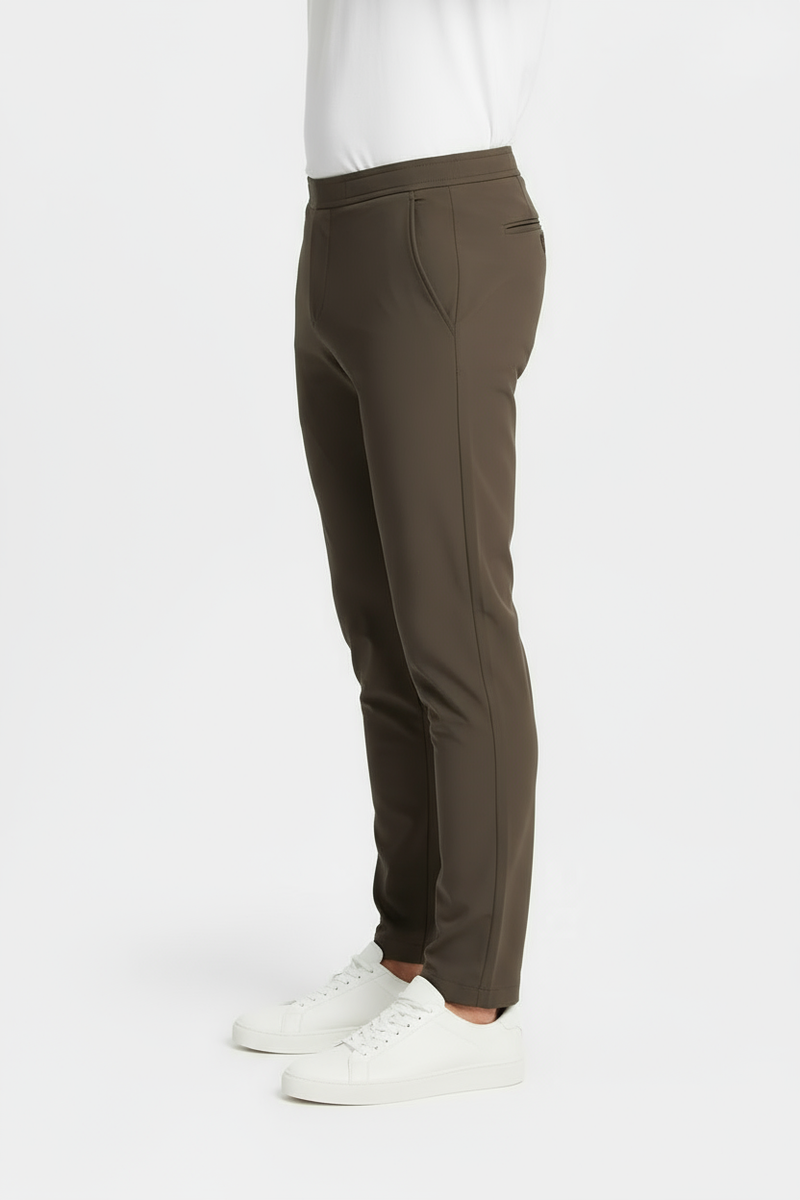 Mocha Brown Tech Pants