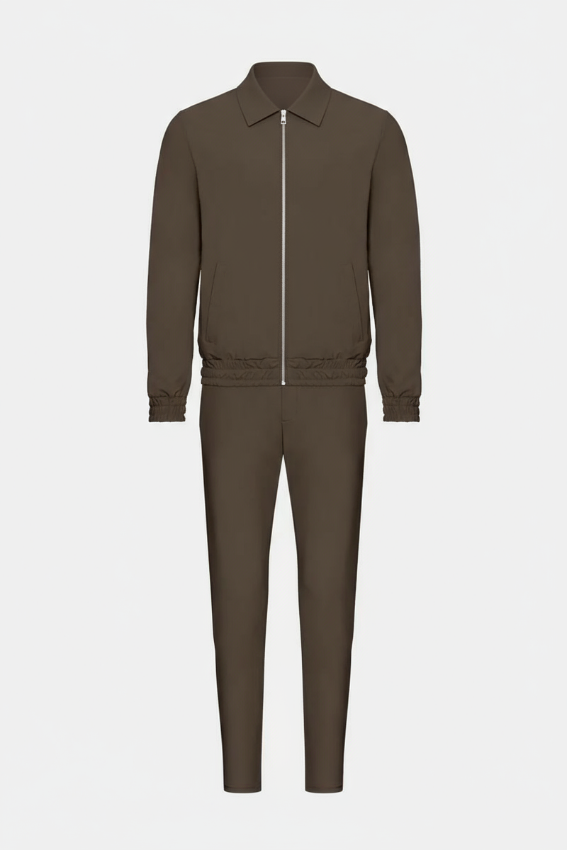 Mocha Brown Tech Suit
