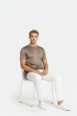 Beige Luster Tee
