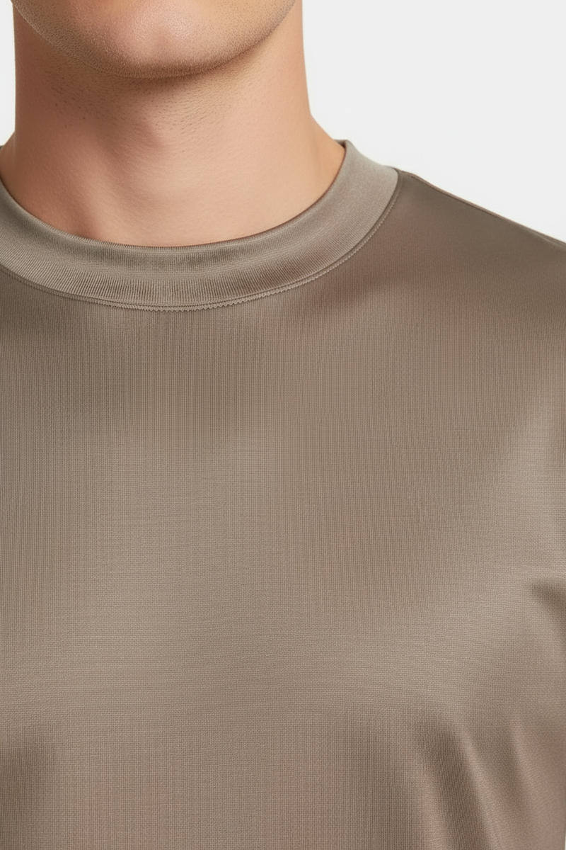 Beige Luster Tee